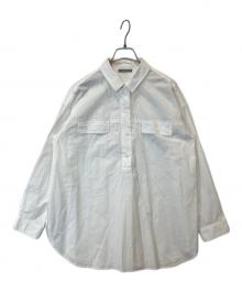 theory luxe（セオリーリュクス）の古着「プルオーバーシャツ 03-1108220」｜ホワイト