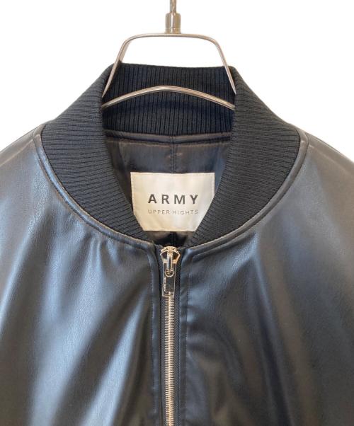 upper hights（アッパーハイツ）upper hights (アッパーハイツ) THE U-2 BIG PU ブルゾン　20JA34602BLK ブラックの古着・服飾アイテム