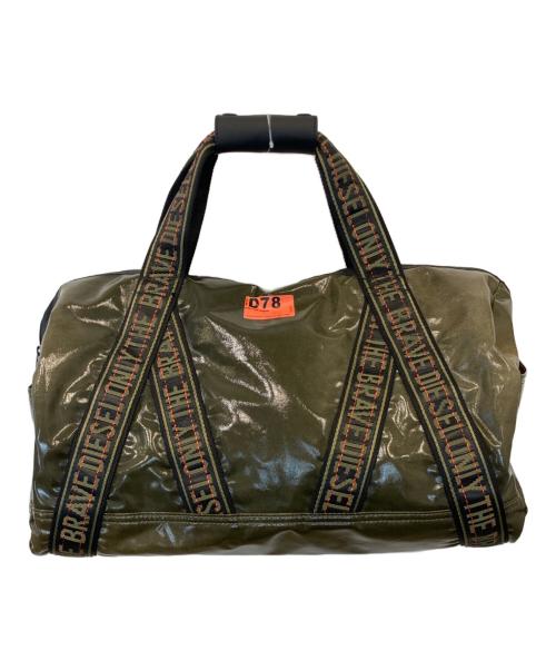 DIESEL（ディーゼル）DIESEL (ディーゼル) ボストンバッグ カーキの古着・服飾アイテム