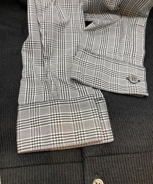 ZUCCA（ズッカ）ZUCCA (ズッカ) シャツドッキング/ワンピース ZU21FH127 グレー サイズ:Mの古着・服飾アイテム