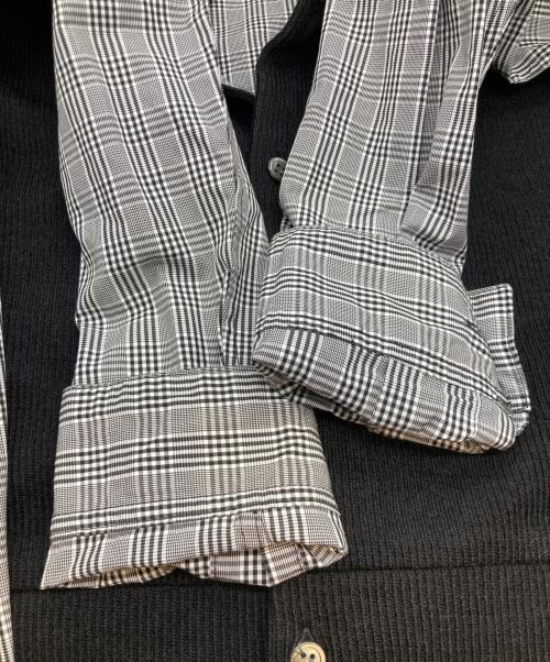 ZUCCA（ズッカ）ZUCCA (ズッカ) シャツドッキング/ワンピース ZU21FH127 グレー サイズ:Mの古着・服飾アイテム