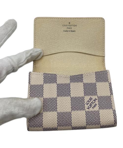LOUIS VUITTON（ルイ ヴィトン）LOUIS VUITTON (ルイ ヴィトン) カードケース N61746 CA0069 ホワイトの古着・服飾アイテム