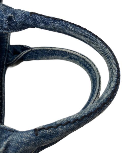 PRADA（プラダ）PRADA (プラダ) カナパデニムトートバッグ（S) 1BG439 239/F インディゴの古着・服飾アイテム