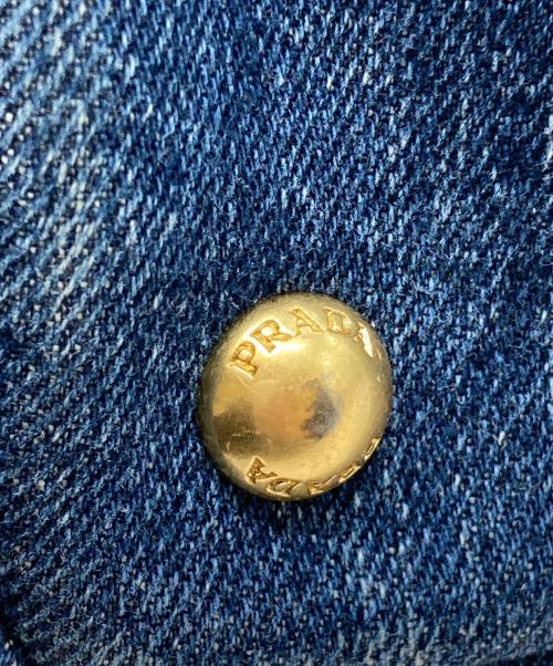 PRADA（プラダ）PRADA (プラダ) カナパデニムトートバッグ（S) 1BG439 239/F インディゴの古着・服飾アイテム