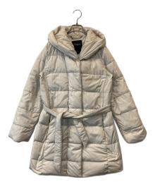 Max Mara WEEK END LINE（マックスマーラ ウイークエンドライン）の古着「フーデットダウンコート」｜ベージュ