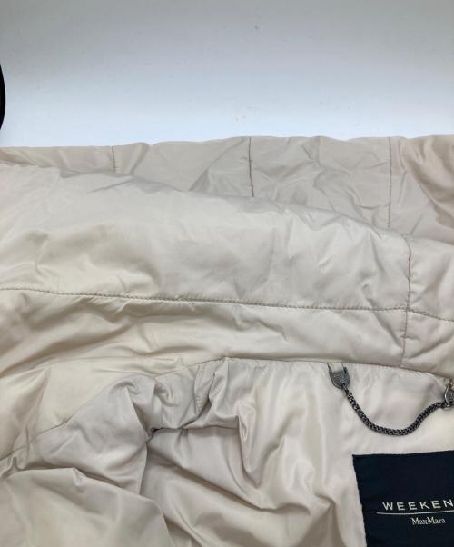 Max Mara WEEK END LINE（マックスマーラ ウイークエンドライン）Max Mara WEEK END LINE (マックスマーラ ウイークエンドライン) フーデットダウンコート ベージュ サイズ:42の古着・服飾アイテム