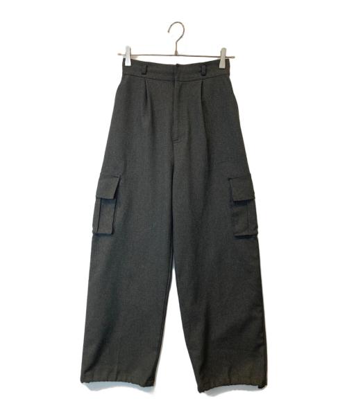 A + TOKYO（エープラス トウキョウ）A + TOKYO　 (エープラス トウキョウ) ウールライクパラシュートパンツ/253540010 グレー サイズ:1の古着・服飾アイテム