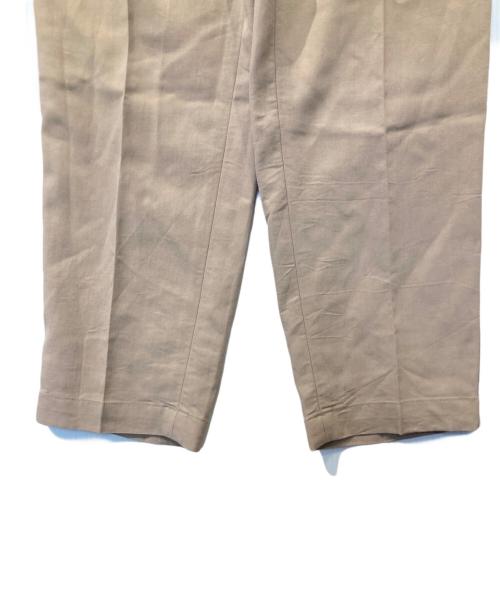 N.HOOLYWOOD（エヌ ハリウッド）N.HOOLYWOOD (エヌ ハリウッド) COMPILE LINE EASY SLACKS PANTS　2211-CP07-31 peg ベージュ サイズ:36の古着・服飾アイテム