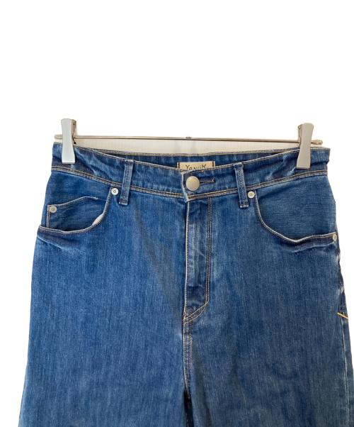 YANUK（ヤヌーク）YANUK (ヤヌーク) LILITH ワイドストレートデニムパンツ　57113071 インディゴ サイズ:27の古着・服飾アイテム