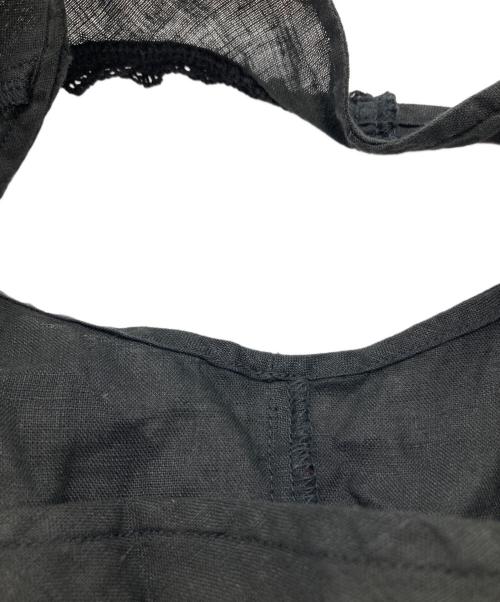 nest Robe（ネストローブ）nest Robe (ネストローブ) リネンレース付きワンピース 01245-1516-20 ブラック サイズ:FREEの古着・服飾アイテム