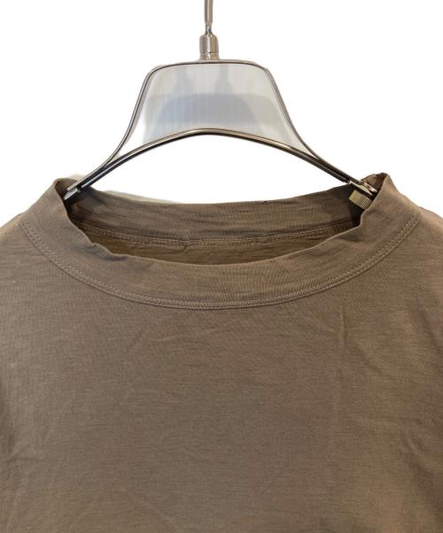 45R（フォーティファイブ・アール）45R (フォーティファイブ・アール) スーピマ天竺のパフTシャツ 70370151 ブラウン サイズ:2の古着・服飾アイテム