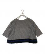 45Rフォーティファイブ・アール）の古着「チェックブラウス 8-05-3904」｜ブラック