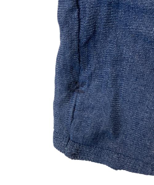 45R（フォーティファイブ・アール）45R (フォーティファイブ・アール) ギマニット ショートスリーブニット 5078032 ネイビーの古着・服飾アイテム