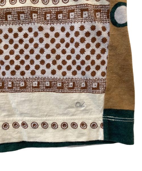 45R（フォーティファイブ・アール）45R (フォーティファイブ・アール) 度詰天竺の水玉プリントビッグTシャツ ベージュ サイズ:2の古着・服飾アイテム