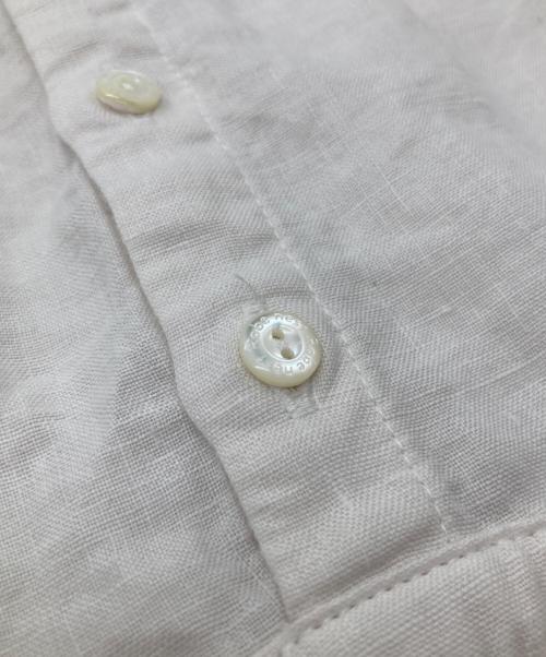 nest Robe（ネストローブ）nest Robe (ネストローブ) リネン縁取りレース襟スモックブラウス　01244-1166 ホワイト サイズ:FREEの古着・服飾アイテム