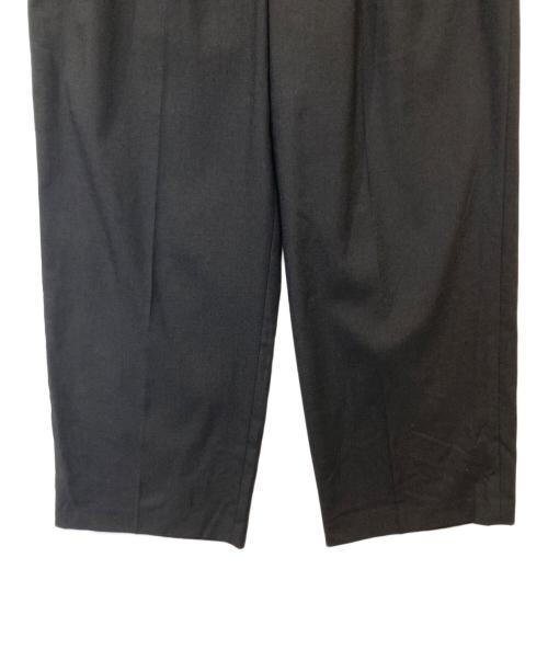 SHIPS（シップス）SHIPS (シップス) 麻調 合繊 2タック ワイド パンツ　313-13-0231 ブラック サイズ:40の古着・服飾アイテム
