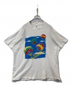 FRUIT OF THE LOOMフルーツオブザルーム）の古着「プリントTシャツ」｜ホワイト