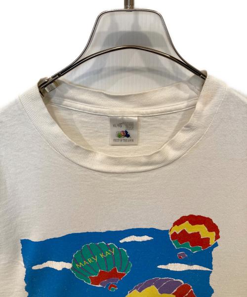 FRUIT OF THE LOOM（フルーツオブザルーム）FRUIT OF THE LOOM (フルーツオブザルーム) プリントTシャツ ホワイト サイズ:XLの古着・服飾アイテム