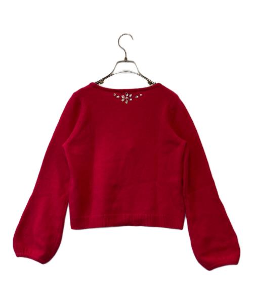 To b. by agnes b.（トゥービー バイ アニエスベー）To b. by agnes b. (トゥービー バイ アニエスベー) ビジューニット 4313WK12 H18 ショッキングピンク サイズ:TUの古着・服飾アイテム