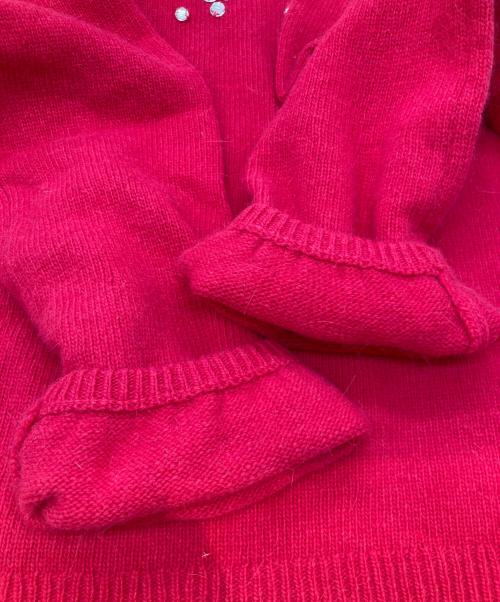 To b. by agnes b.（トゥービー バイ アニエスベー）To b. by agnes b. (トゥービー バイ アニエスベー) ビジューニット 4313WK12 H18 ショッキングピンク サイズ:TUの古着・服飾アイテム