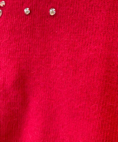 To b. by agnes b.（トゥービー バイ アニエスベー）To b. by agnes b. (トゥービー バイ アニエスベー) ビジューニット 4313WK12 H18 ショッキングピンク サイズ:TUの古着・服飾アイテム