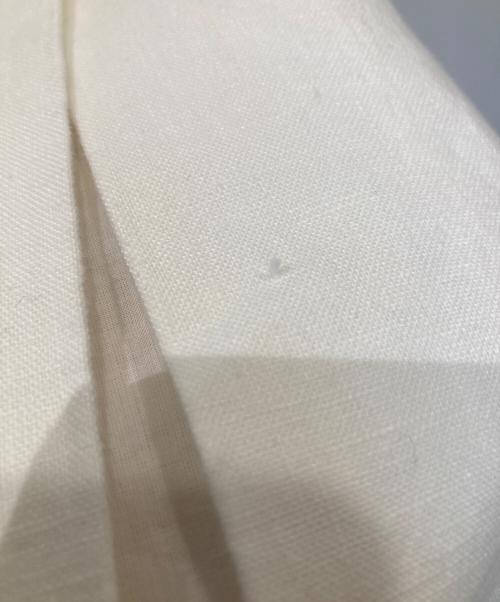 POLO RALPH LAUREN（ポロ・ラルフローレン）POLO RALPH LAUREN (ポロ・ラルフローレン) リネンフロントボタンスカート ホワイト サイズ:4の古着・服飾アイテム