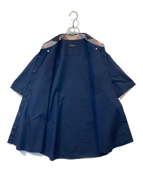 BLACK LABEL CRESTBRIDGE（ブラックレーベル クレストブリッジ）BLACK LABEL CRESTBRIDGE (ブラックレーベル クレストブリッジ) 半袖シャツ 51M10-120-28 ネイビー サイズ:4Lの古着・服飾アイテム