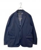 BLACK LABEL CRESTBRIDGEブラックレーベル クレストブリッジ）の古着「裏地チェックストレッチ2Bジャケット　51E11-112-28」｜ネイビー
