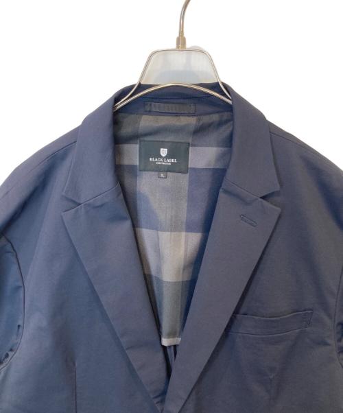BLACK LABEL CRESTBRIDGE（ブラックレーベル クレストブリッジ）BLACK LABEL CRESTBRIDGE (ブラックレーベル クレストブリッジ) 裏地チェックストレッチ2Bジャケット　51E11-112-28 ネイビー サイズ:3Lの古着・服飾アイテム