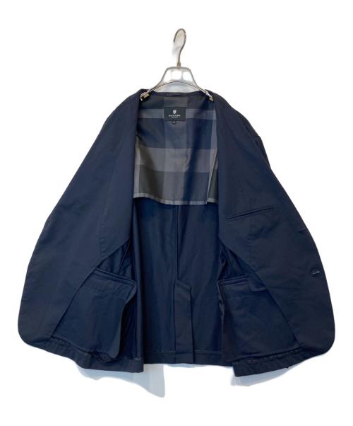 BLACK LABEL CRESTBRIDGE（ブラックレーベル クレストブリッジ）BLACK LABEL CRESTBRIDGE (ブラックレーベル クレストブリッジ) 裏地チェックストレッチ2Bジャケット　51E11-112-28 ネイビー サイズ:3Lの古着・服飾アイテム