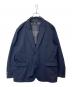 BLACK LABEL CRESTBRIDGE（ブラックレーベル クレストブリッジ）の古着「裏地チェックストレッチ2Bジャケット　51E11-112-28」｜ネイビー