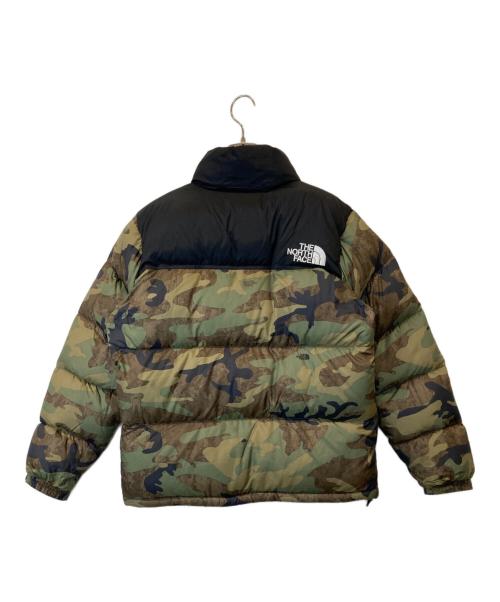 THE NORTH FACE（ザ ノース フェイス）THE NORTH FACE (ザ ノース フェイス) NUPTSE JACKET　ND92336 ブラック×グリーン サイズ:Mの古着・服飾アイテム