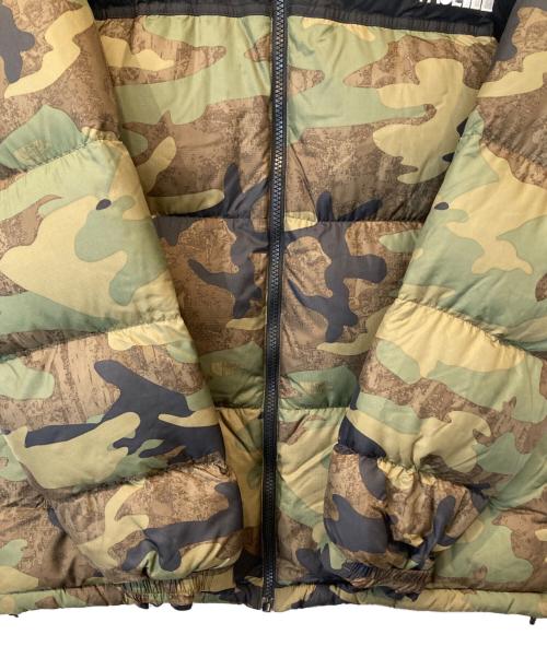 THE NORTH FACE（ザ ノース フェイス）THE NORTH FACE (ザ ノース フェイス) NUPTSE JACKET　ND92336 ブラック×グリーン サイズ:Mの古着・服飾アイテム