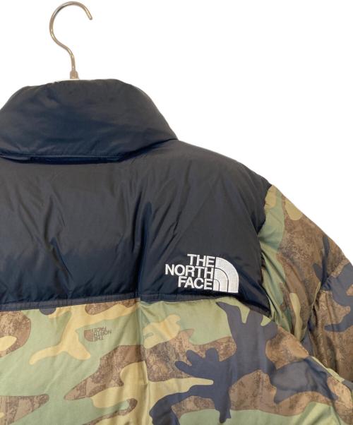 THE NORTH FACE（ザ ノース フェイス）THE NORTH FACE (ザ ノース フェイス) NUPTSE JACKET　ND92336 ブラック×グリーン サイズ:Mの古着・服飾アイテム