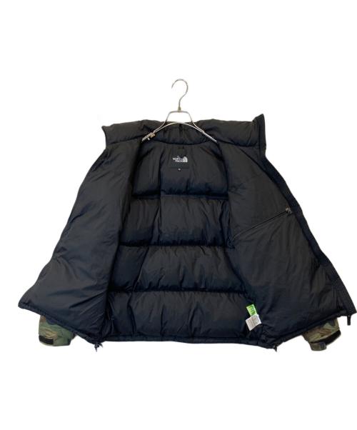 THE NORTH FACE（ザ ノース フェイス）THE NORTH FACE (ザ ノース フェイス) NUPTSE JACKET　ND92336 ブラック×グリーン サイズ:Mの古着・服飾アイテム