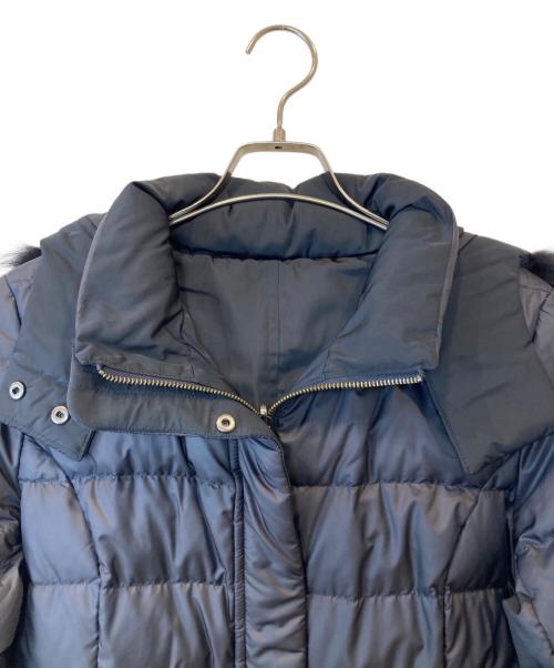 UNTITLED（アンタイトル）UNTITLED (アンタイトル) リバーシブルロングダウン　153-93606 ネイビー サイズ:2の古着・服飾アイテム