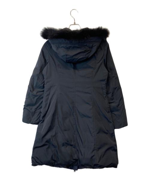 UNTITLED（アンタイトル）UNTITLED (アンタイトル) リバーシブルロングダウン　153-93606 ネイビー サイズ:2の古着・服飾アイテム