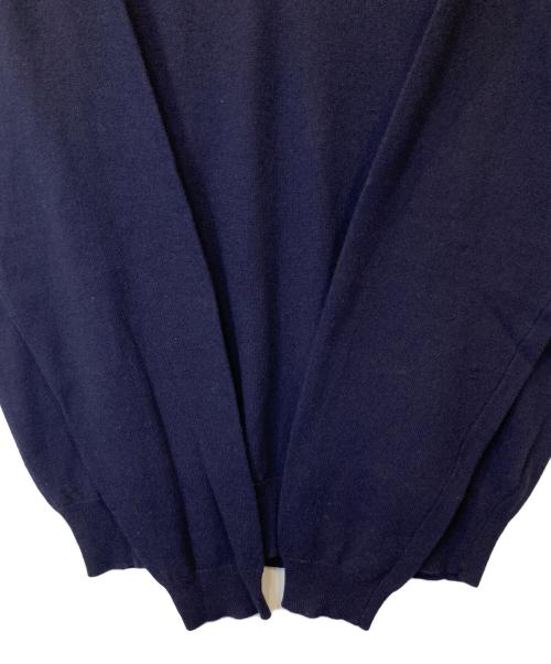 POLO BY RALPH LAUREN（ポロ バイ ラルフローレン）POLO by RALPH LAUREN (ポロ バイ ラルフローレン) ウールニットポロシャツ　KR-RL-HW0370 ネイビー サイズ:LL 未使用品の古着・服飾アイテム