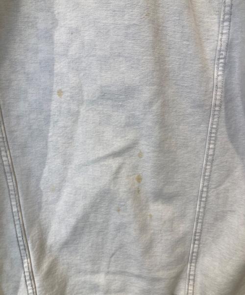 ALEXANDER WANG（アレキサンダー・ワン）ALEXANDER WANG (アレキサンダー・ワン) ダメージデニムジャケット　601-7221079 グレー×ホワイト サイズ:Sの古着・服飾アイテム