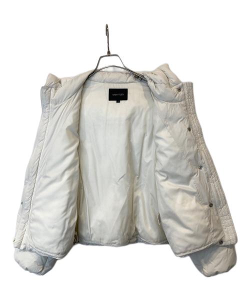 UNTITLED（アンタイトル）UNTITLED (アンタイトル) ライトタスラン ショートダウン 153-97600 ホワイト サイズ:1の古着・服飾アイテム