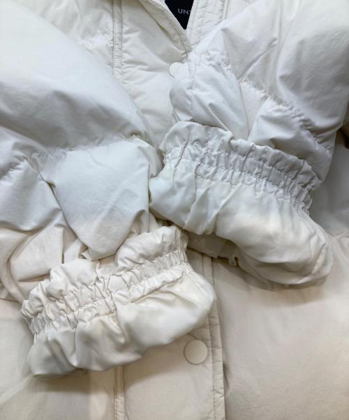 UNTITLED（アンタイトル）UNTITLED (アンタイトル) ライトタスラン ショートダウン 153-97600 ホワイト サイズ:1の古着・服飾アイテム