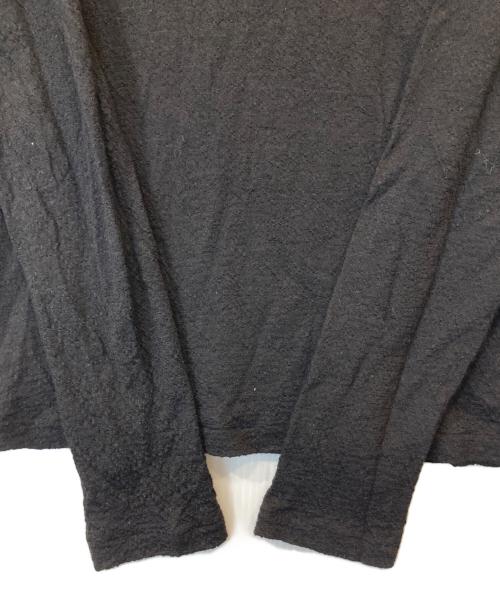 Y's（ワイズ）Y's (ワイズ) ロングスリーブカットソー YJ-T05-672 ブラック サイズ:2の古着・服飾アイテム