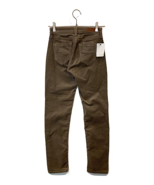 YANUK（ヤヌーク）YANUK (ヤヌーク) コーデュロイ アンクルスキニー ウォームパンツ PATRICIA 57183219 ブラウン サイズ:24 未使用品の古着・服飾アイテム