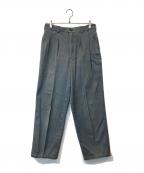 LEVI'Sリーバイス）の古着「タックパンツ」｜ネイビー