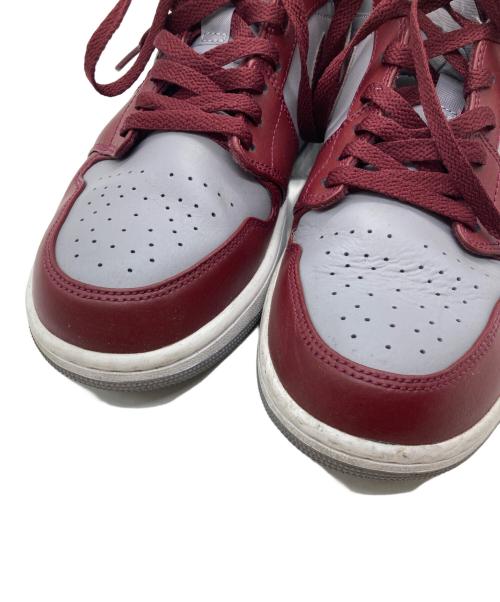 NIKE（ナイキ）NIKE (ナイキ) ハイカットスニーカー DQ8426-615 エンジ×グレー サイズ:28.5cmの古着・服飾アイテム