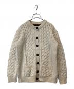 INIS CRAFTSイニス クラフツ）の古着「ケーブルニットカーディガン」｜ベージュ