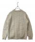 inis crafts (イニス クラフツ) ケーブルニットカーディガン ベージュ サイズ:L：3500円