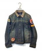 DIESELディーゼル）の古着「ワッペンデニムジャケット」｜インディゴ