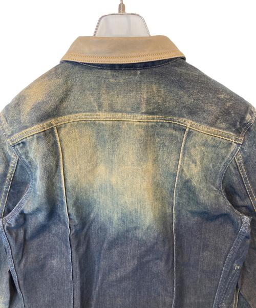 DIESEL（ディーゼル）DIESEL (ディーゼル) ワッペンデニムジャケット インディゴ サイズ:Sの古着・服飾アイテム