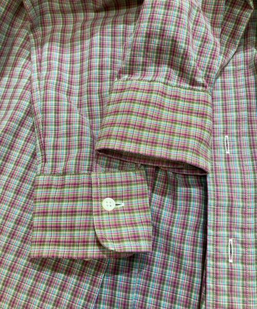POLO by  RALPH LAUREN（ポロ バイ ラルフローレン）POLO by  RALPH LAUREN (ポロ バイ ラルフローレン) チェックシャツ パープル サイズ:Lの古着・服飾アイテム